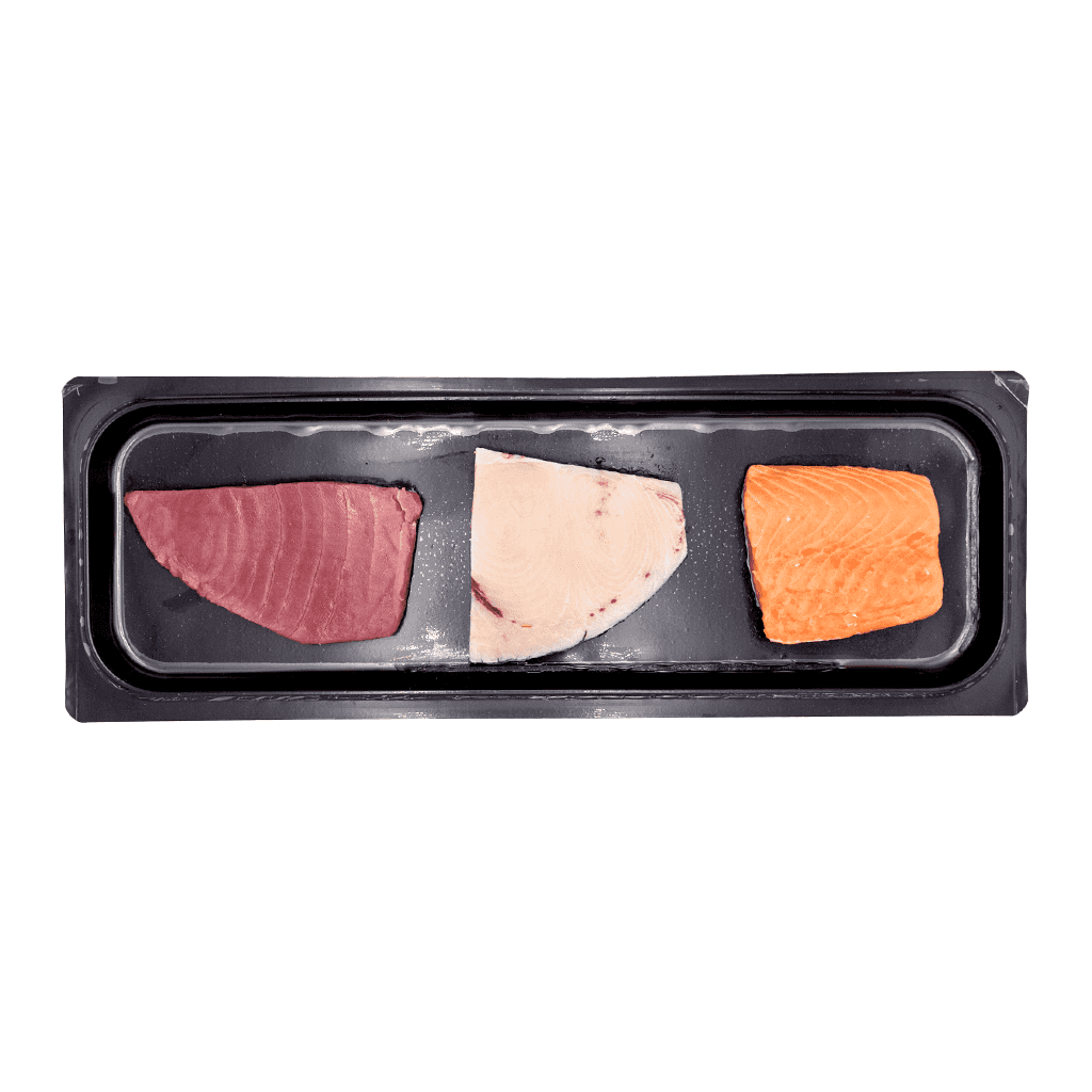 Tris Filetti di Salmone, Tonno e Pesce Spada